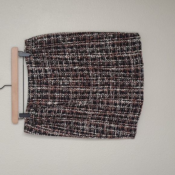 Talbots Multi Colored Tweed Wool Skirt NWT - Picture 4 of 8